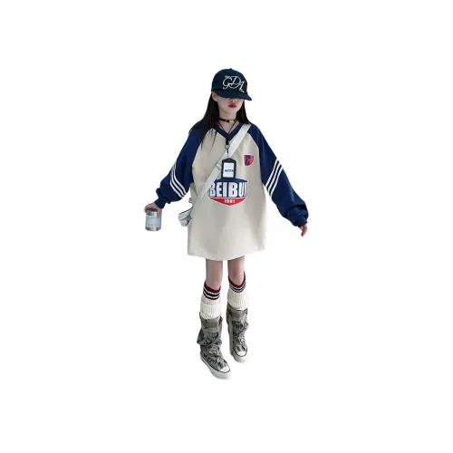 La Cergo Винтаж Американский Буква Полосы Длинный Рукав Т-Рубашка с Низкие носки для Ребенка