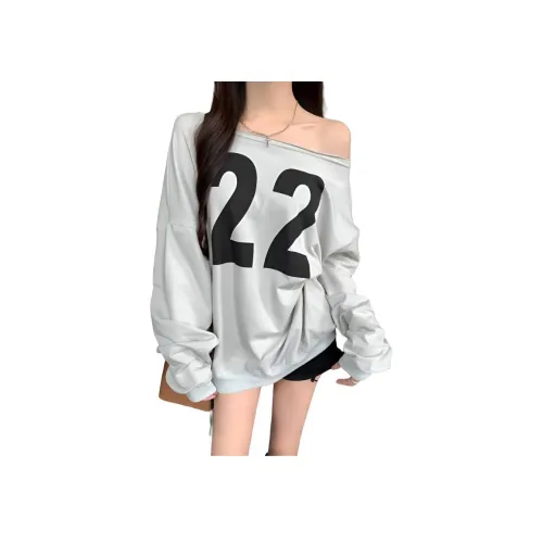 YICHEN Серый Женские T-рубашки