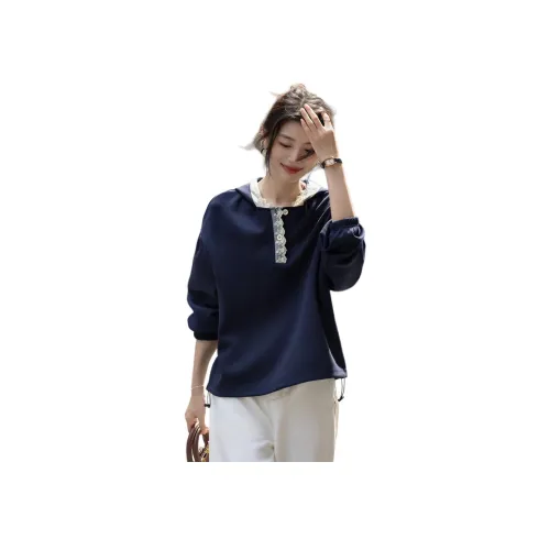 Dme Темно-синие женские свитшоты