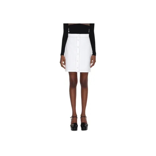 FENDI Повседневные короткие юбки Женские Белые