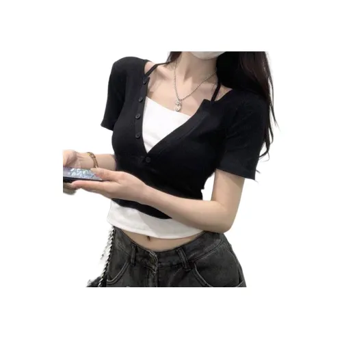 SRCG Черные Женские Футболки