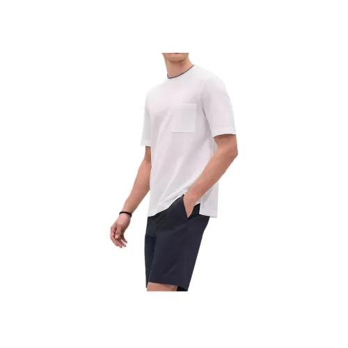 HERMES Белая Мужская T-Рубашка