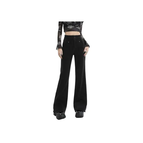 MUCCHIC Черные Женские Джинсы