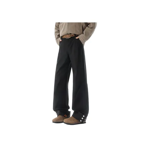 NEAR HERE Черный Унисекс Повседневные Штаны