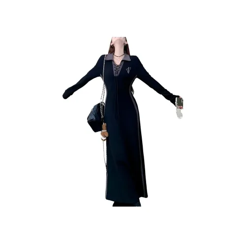 ENPofficial Длинное платье с длинными рукавами женское