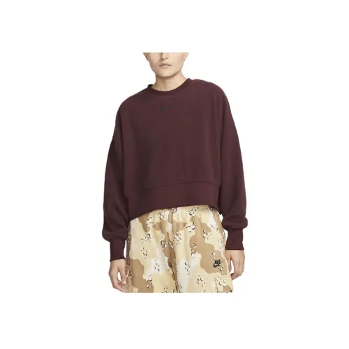 NIKE Коричневые Женские Свитшоты