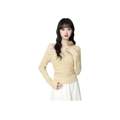 TUCANO Овсяный Женский Короткий Топ