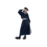 Комплект одежды (Темно-синий, 2 штуки, топ + черная юбка)