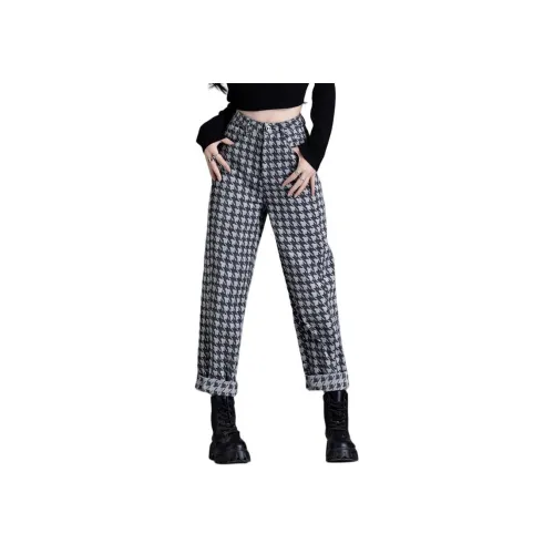 You cow me pants Черный Серый Женские Джинсы