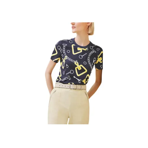 HERMES Фиолетовые Женские Рубашки T