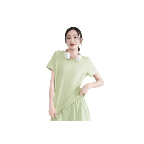 Барби Изумрудно-зеленый Женские Йога T-рубашки