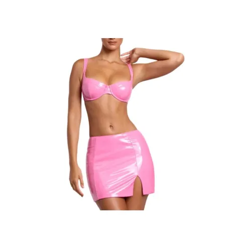 OH POLLY NYX Кожаные короткие юбки Женские