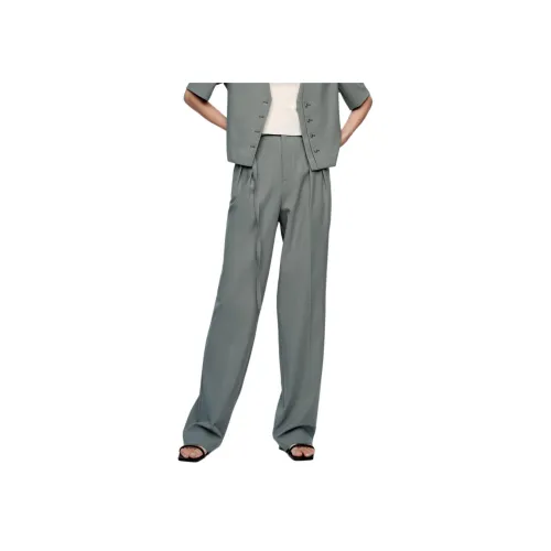 H'S SS24 Костюм Брюки Женские Silver Оливково-зеленый