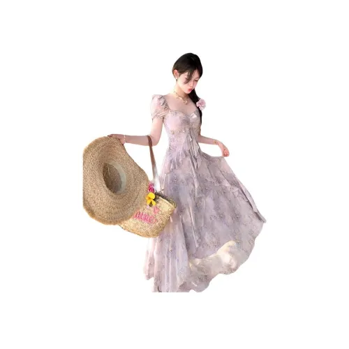 Little LU Studios Короткое платье с короткими рукавами женское