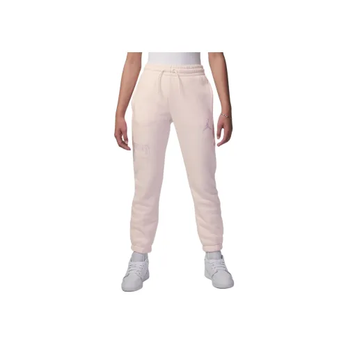 Jordan Fundamentals Вязаные Тренировочные Штаны Детские Розовые