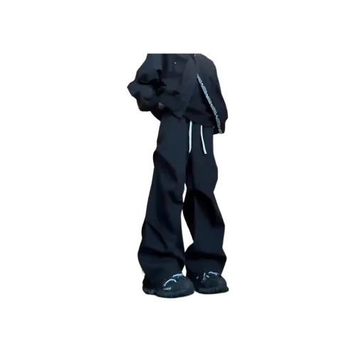 CARE NOTE Черный Унисекс Костюм Брюки