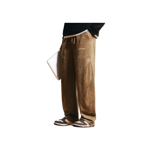 GELANLU Осенние Повседневные Брюки Свободного Кроя Унисекс