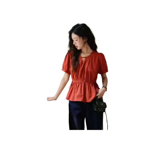 MISHOW Томатно-красные Женские Рубашки