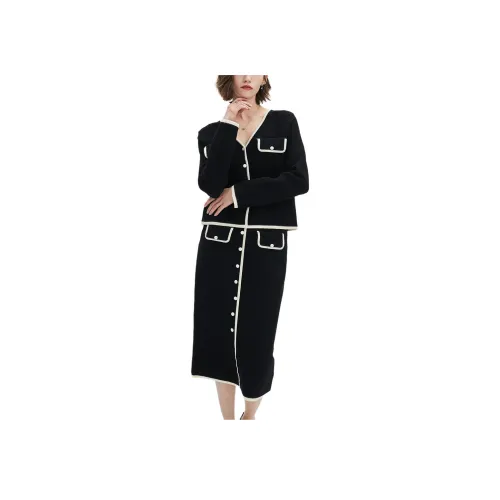 Badgley Mischka Комплект с юбкой Женская Черная