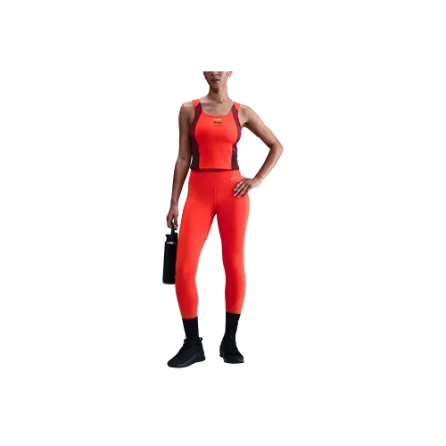 Nike Dri Fit Майка Женская 633 Passion Красный Team Красный Яркий Бордовый Красный