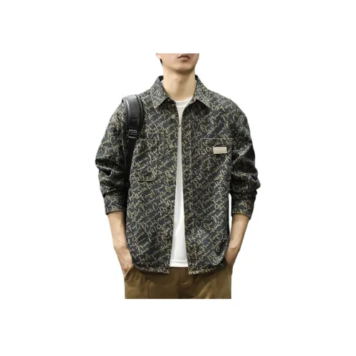 MR.MUDI Синие Унисекс Рубашки