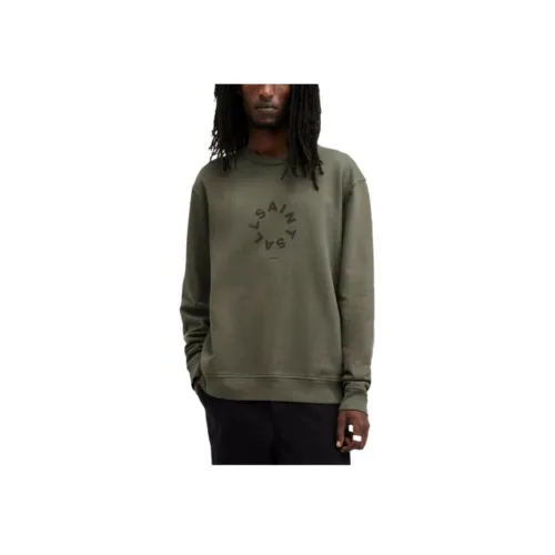 ALLSAINTS Зеленый Мужской Свитшот