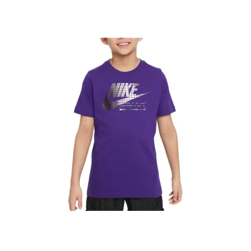 Nike T-Shirt Сад Фиолетовый Детский