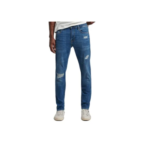 SUPERDRY Blue Men's Jeans SUPERDRY Синий Мужские Джинсы