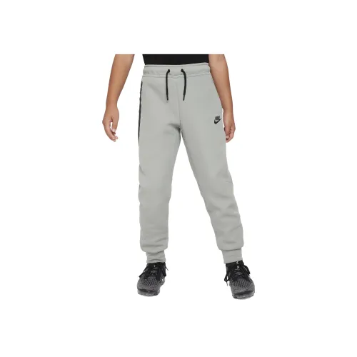 Детские Nike Вязаные Тренировочные Штаны Детская Одежда Sportswear Tech Fleece Слюдяной Зеленый