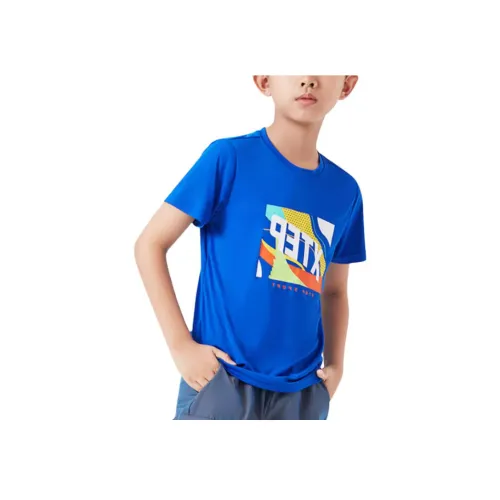 XTEP ZONGXUNXILIE T Рубашка Цветной синий Подростки