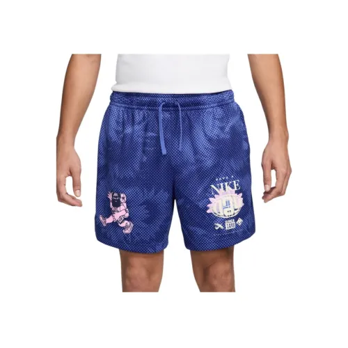 nike Повседневные шорты Мужские Темно-Королевский Синий