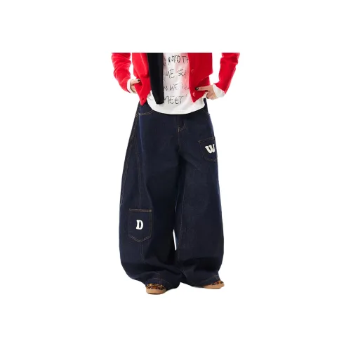 Pirkadat Синие Унисекс Джинсы