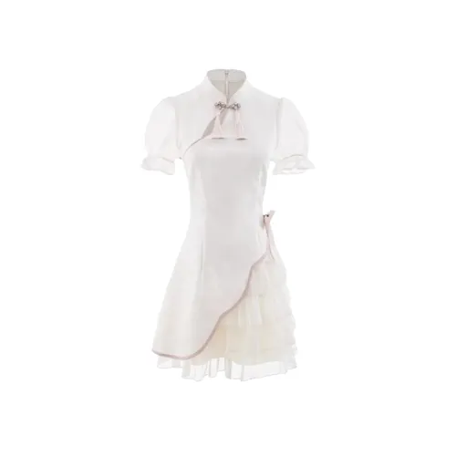 AFGGD Короткий рукав Платье Женское