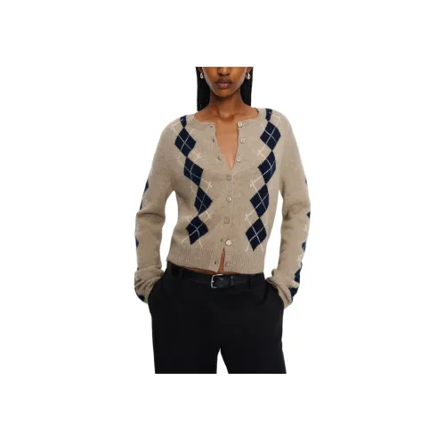 REFORMATION Clara Кашемир Crew Кардиган Трикотаж Женские