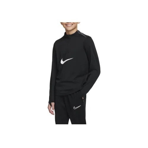 nike ACADEMY Pro Dri Fit T-Shirt Черный Черный Смокелесс Угольный Цвет Белый Подростки