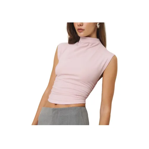 Reformation Майка Женская Вишневый цветок Розовый