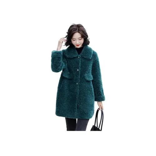 BILISISHANYANG Мех Куртка Женская