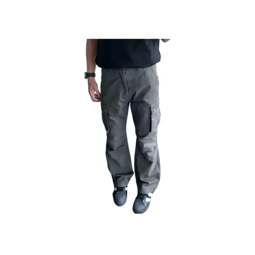 MORii Оливково-зеленый Унисекс Повседневные брюки