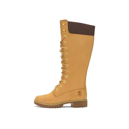 Timberland Водонепроницаемый Амортизация Колено Высокий Аутдор Женский Светлый Бежевый