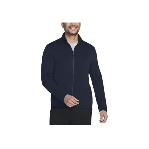 Skechers The Hoodless Толстовка Оттоманка Куртка Мужской Синий