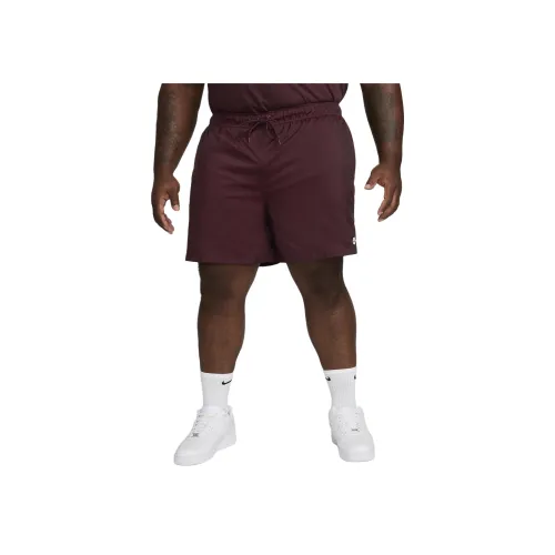 nike Club Ткани вязаные Flow Шорты Повседневные шорты Мужской Burgundy