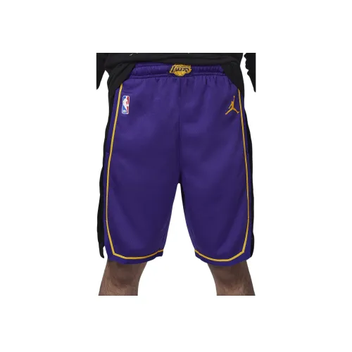 Джордан x NBA Лос-Анджелес Лейкерс Edition Statement Swingman Шорты Подростки На открытом воздухе Ультрафиолет