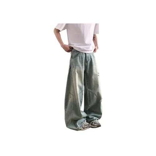 M JEANS STUDIOS 7 Синие Унисекс Джинсы