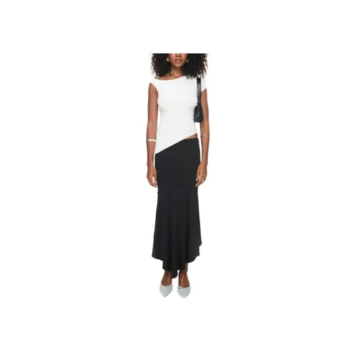 PRINCESS POLLY DREAMBERRY Maxi Юбка Повседневная Длинная Юбка Женская Черная Черная