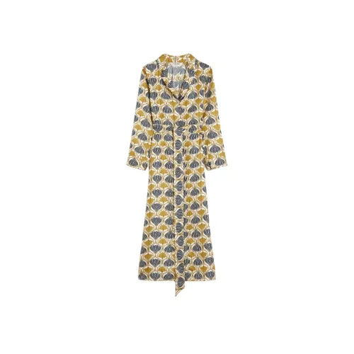 'S MAX MARA Длинное платье с длинными рукавами женское