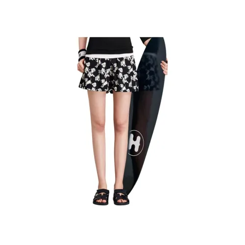 HAVVA Принт с животными Женские Повседневные шорты