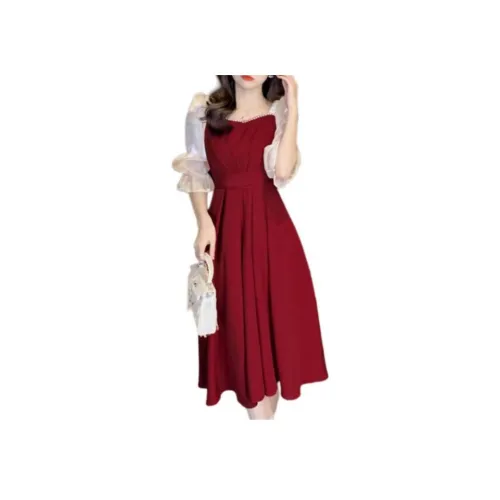 GOSO Короткий рукав платье женское