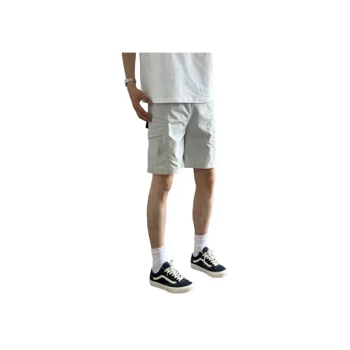 GENT LORE Light Gray Unisex Casual Shorts GENT LORE Светло-серые унисекс повседневные шорты