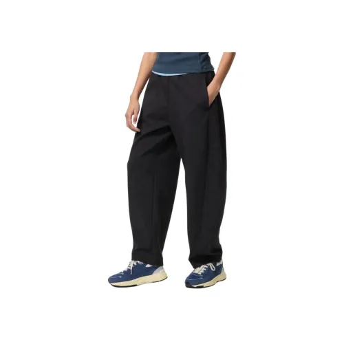 UNIQLO Черные Женские Повседневные Брюки