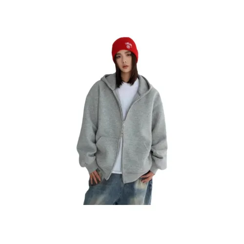 DANJUE Светло-серый унисекс свитшоты